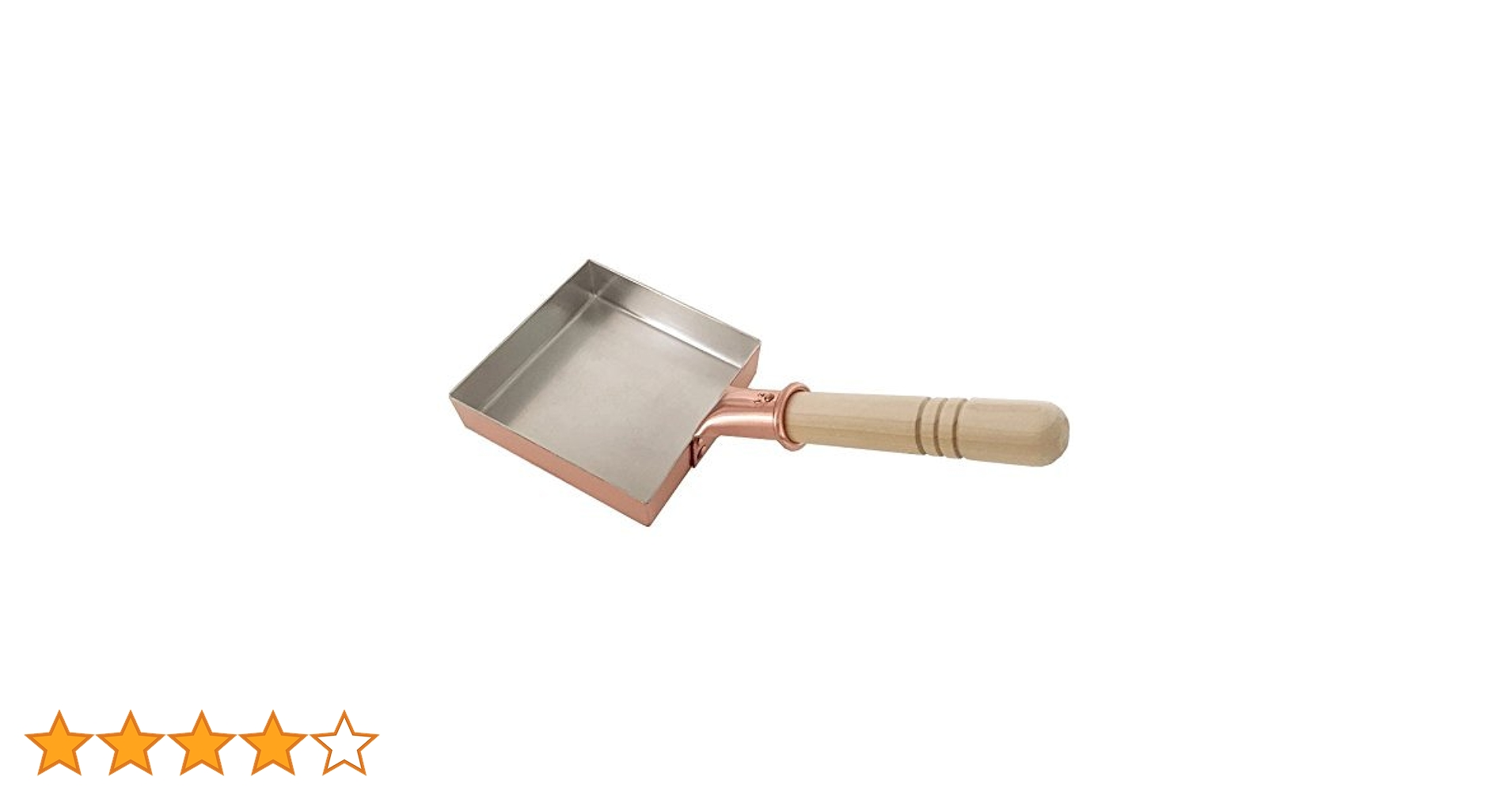 卵焼き鍋 銅底 木製ハンドル 業務用 Amazon｜中村銅器製作所 銅製 玉子焼鍋 12長（12cm×16cm